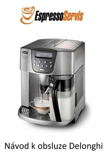 Obrázok z Návod k obsluze Delonghi Pronto Capuccinno 4500 CZ - zdarma