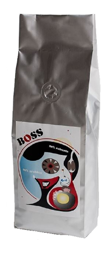 Obrázok z EspressoServis BOSS Zrnková čerstvo pražená káva 250g