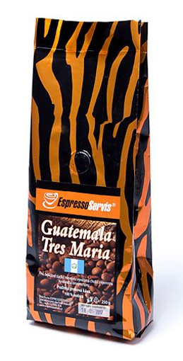 Obrázok z EspressoServis Guatemala Tres Maria Zrnková čerstvo pražená káva, 100% arabica, 250 g