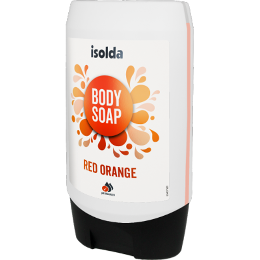 Obrázok z ISOLDA Red orange body soap 350 ml, CLICK&GO!