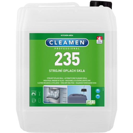 Obrázok z CLEAMEN 235, 5 kg strojní oplach skla